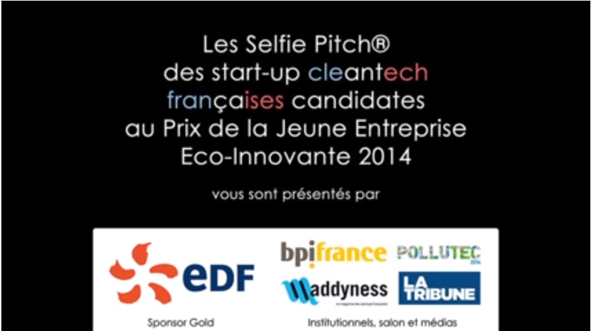 Le selfie pitch de la start-up Comwatt candidate au prix de la jeune entreprise Eco-innovante en 2014