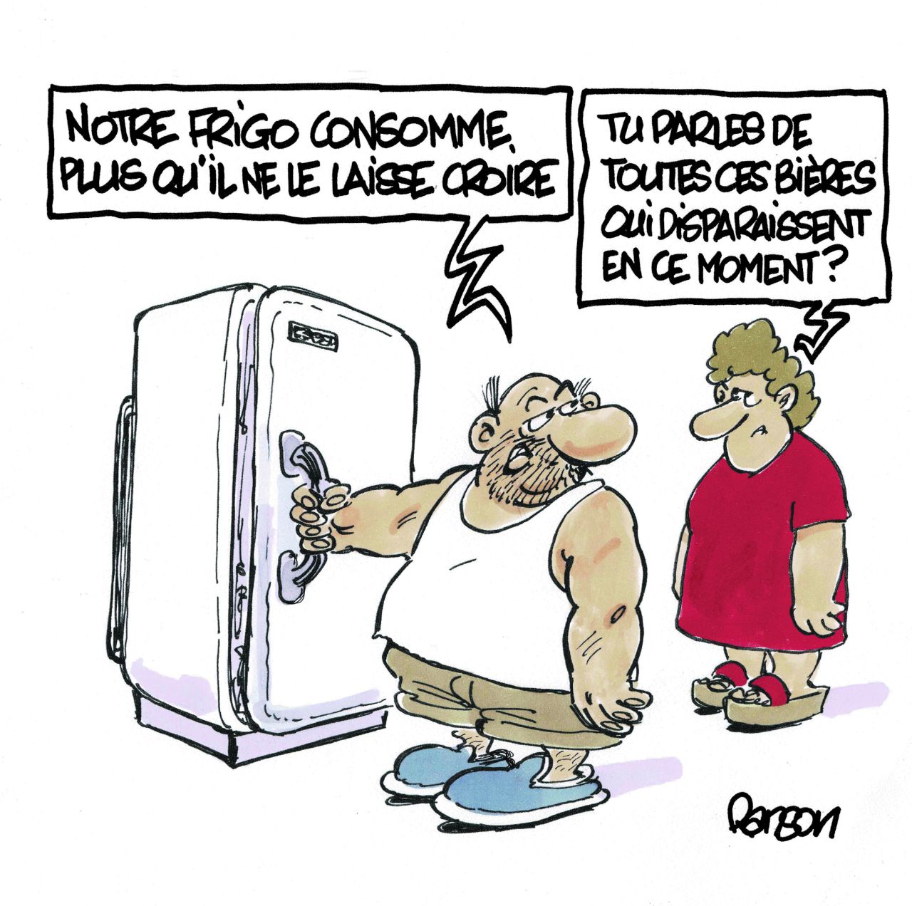 Résultat de recherche d'images pour "refrigerateur humour"