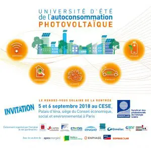 Université d'été de l'autoconsommation solaire