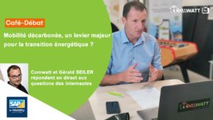 Comwatt et Gérald Seiler, fondateur et directeur de E-Mobility répondent en direct et sans tabou aux questions des Internautes.